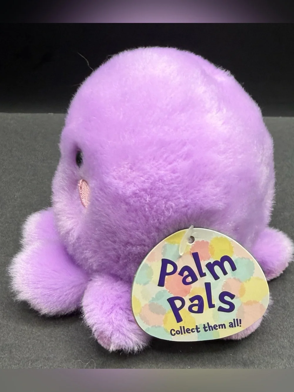 Palm Pals- Plush Oliver Octopus - Lavender Purple, Approx. 4 inches, NWT